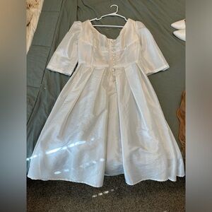 Kim Boggs White Costume Dress Edward Scissorhands